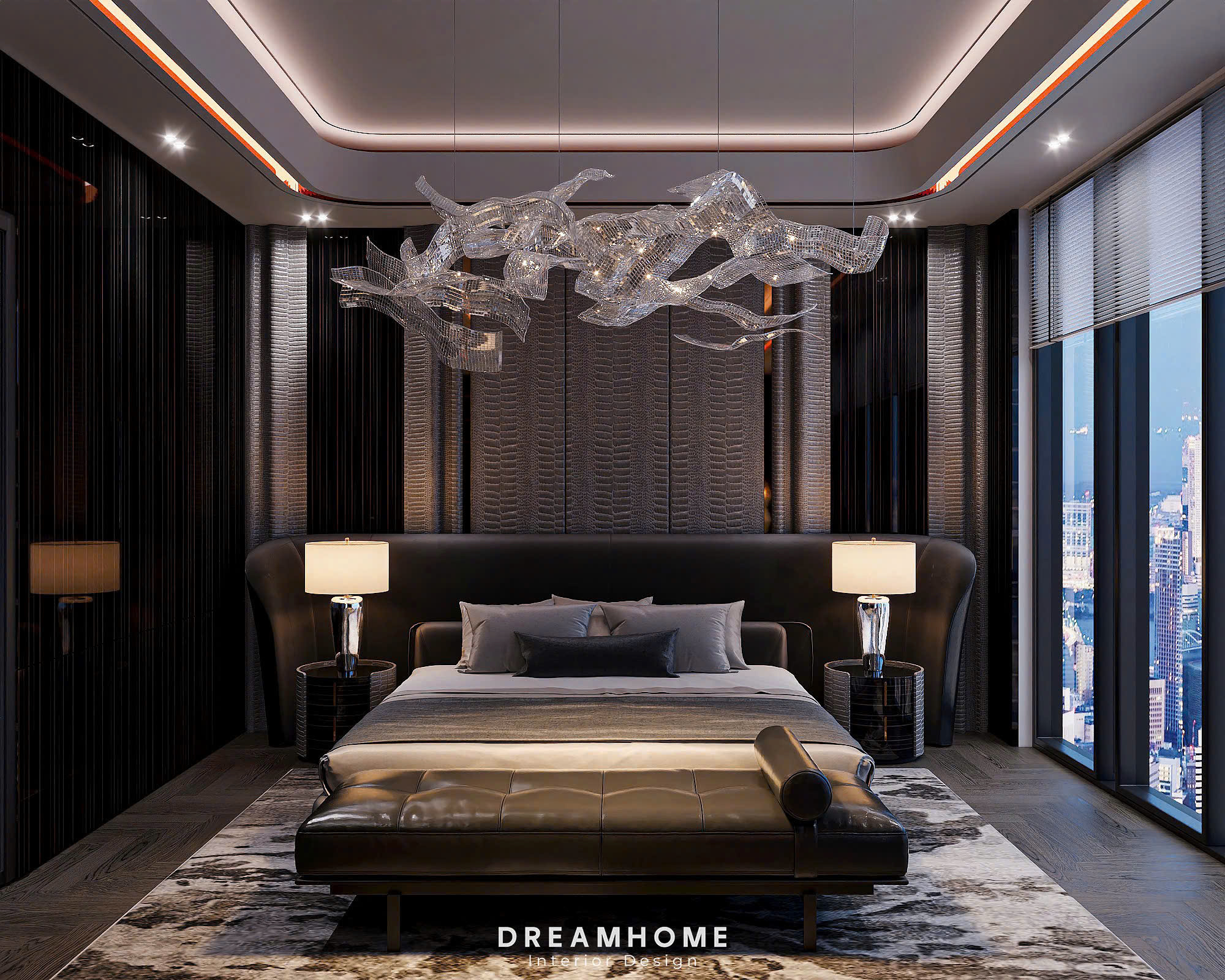 thiết kế nội thất penthouse