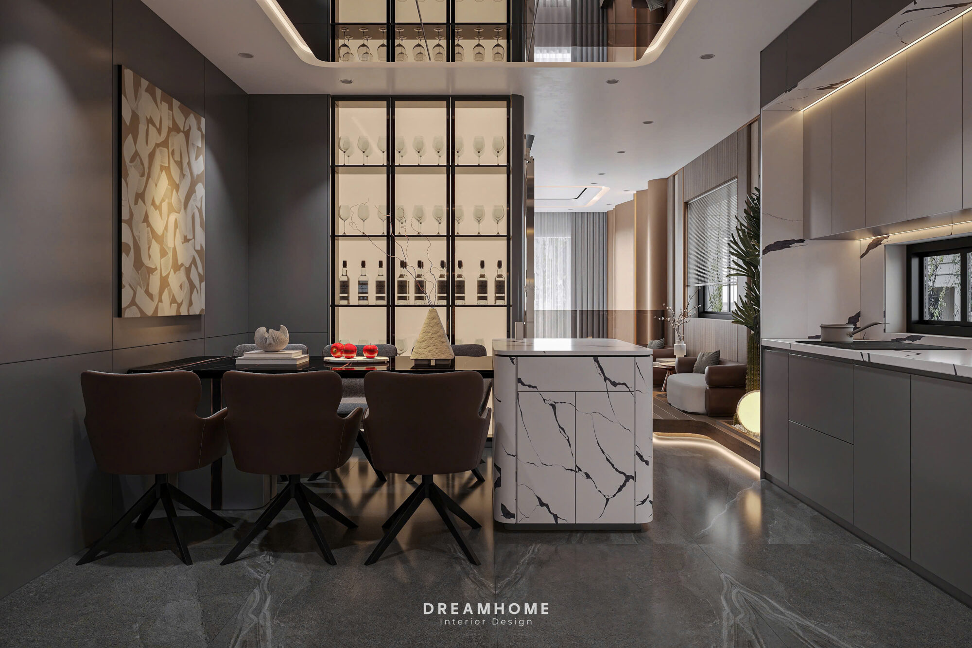 thiết kế nội thất nhà phố