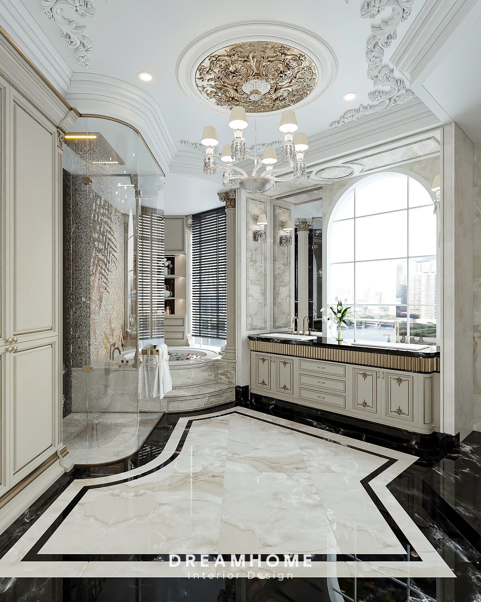 thiết kế nội thất biệt thự hoàng gia