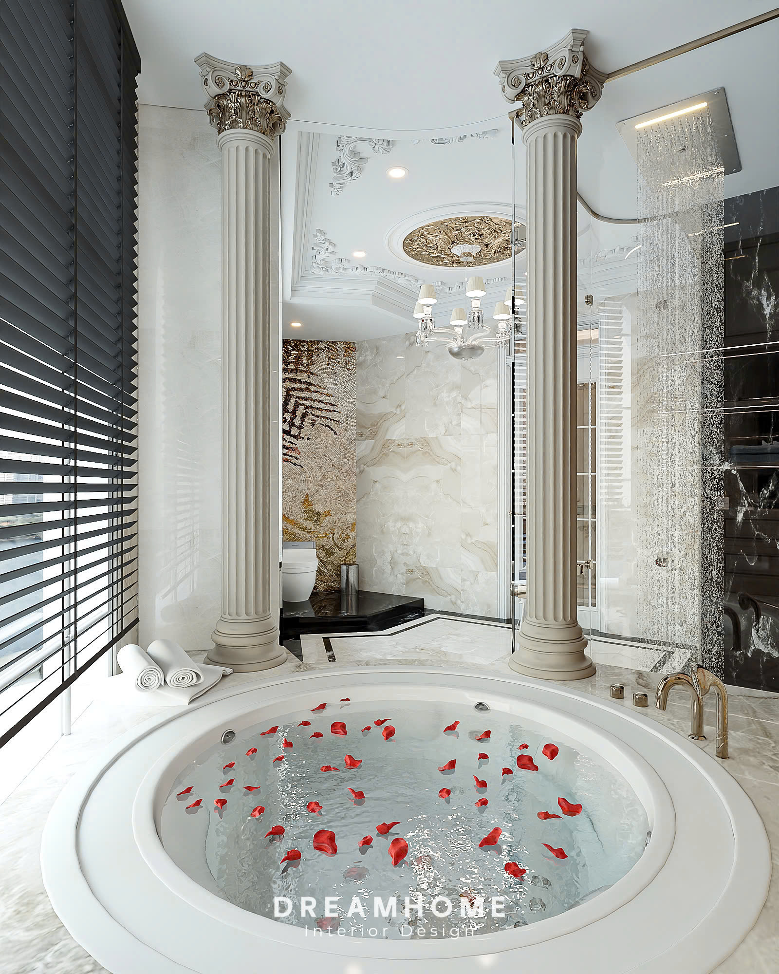 thiết kế nội thất biệt thự hoàng gia