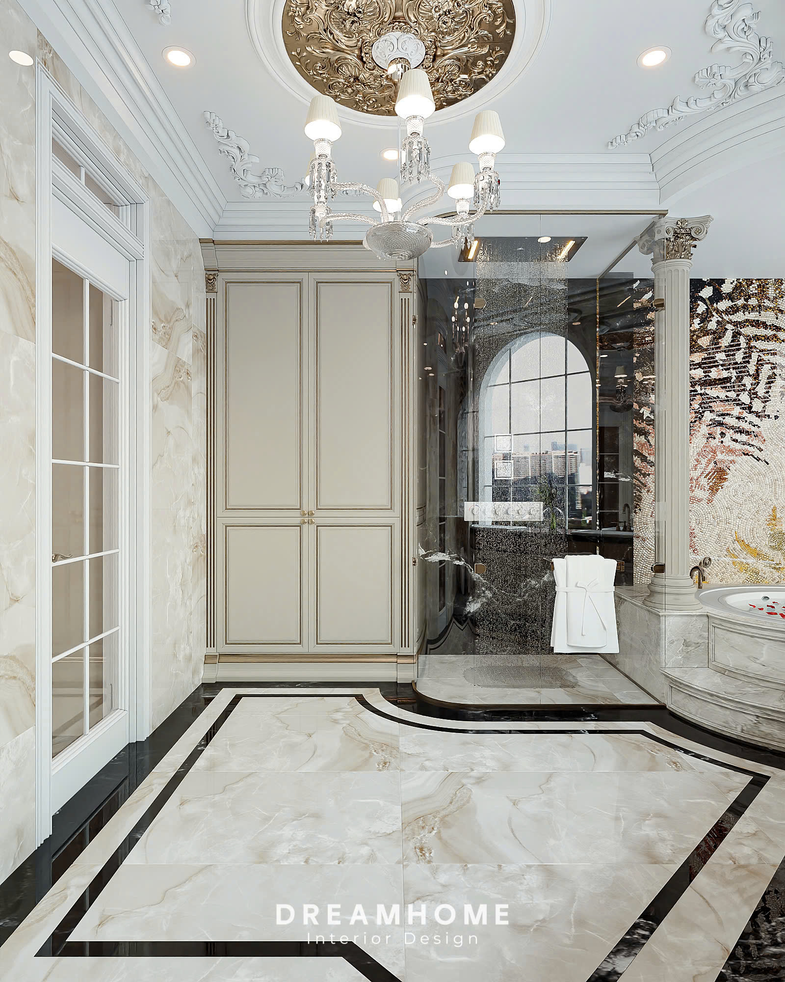 thiết kế nội thất biệt thự hoàng gia