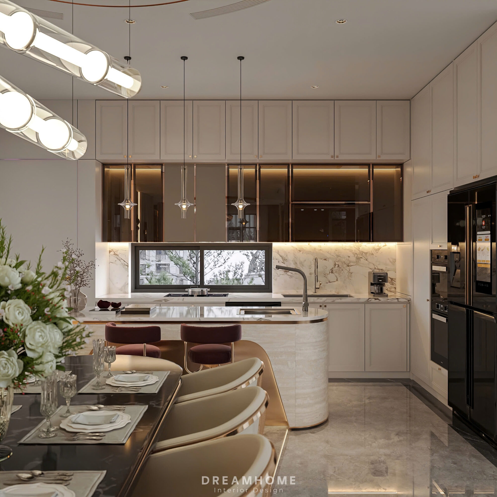 thiết kế nội thất siêu sang