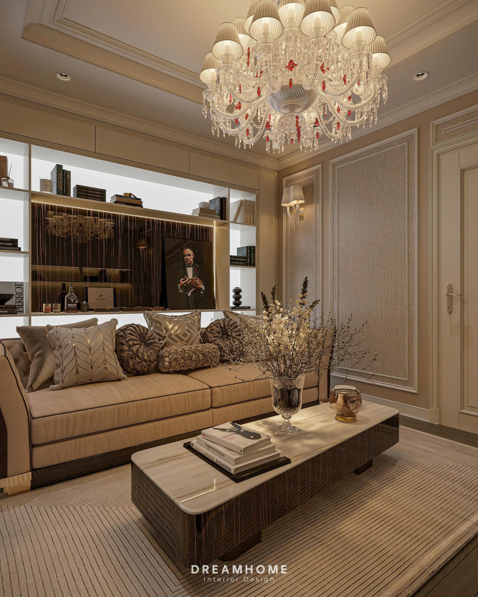 thiết kế nội thất biệt thự hoàng gia