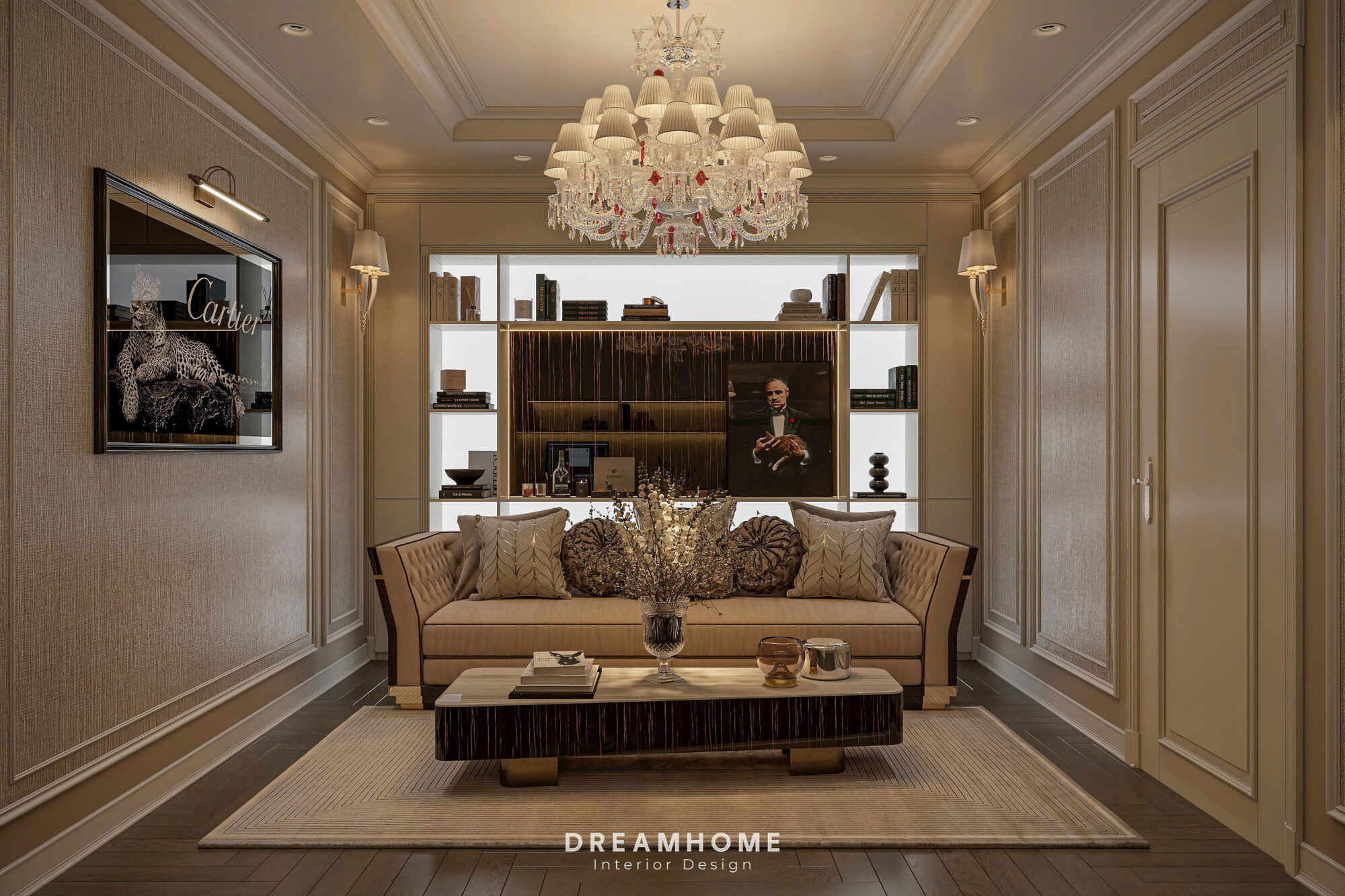 thiết kế nội thất biệt thự hoàng gia