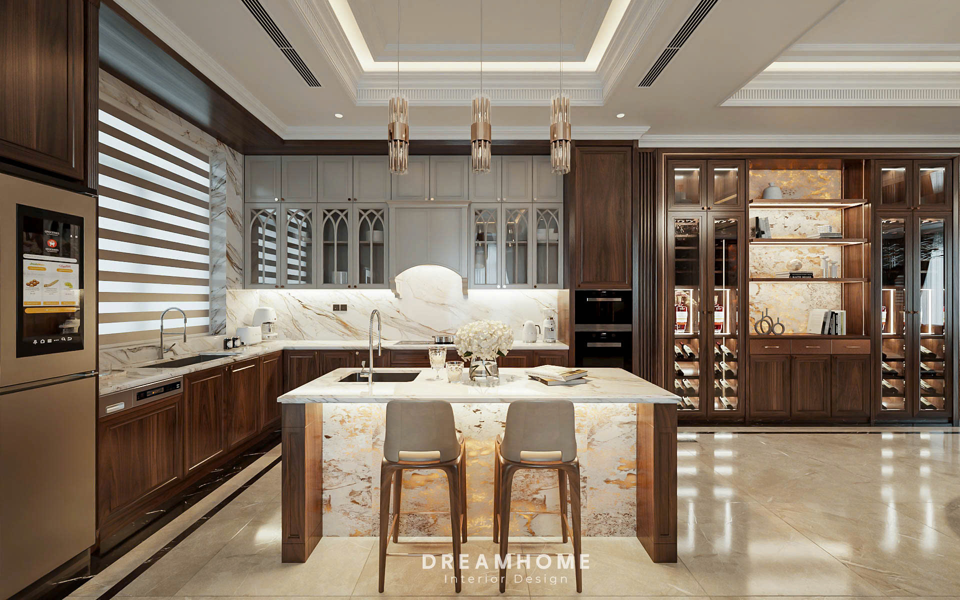 thiết kế nội thất siêu sang