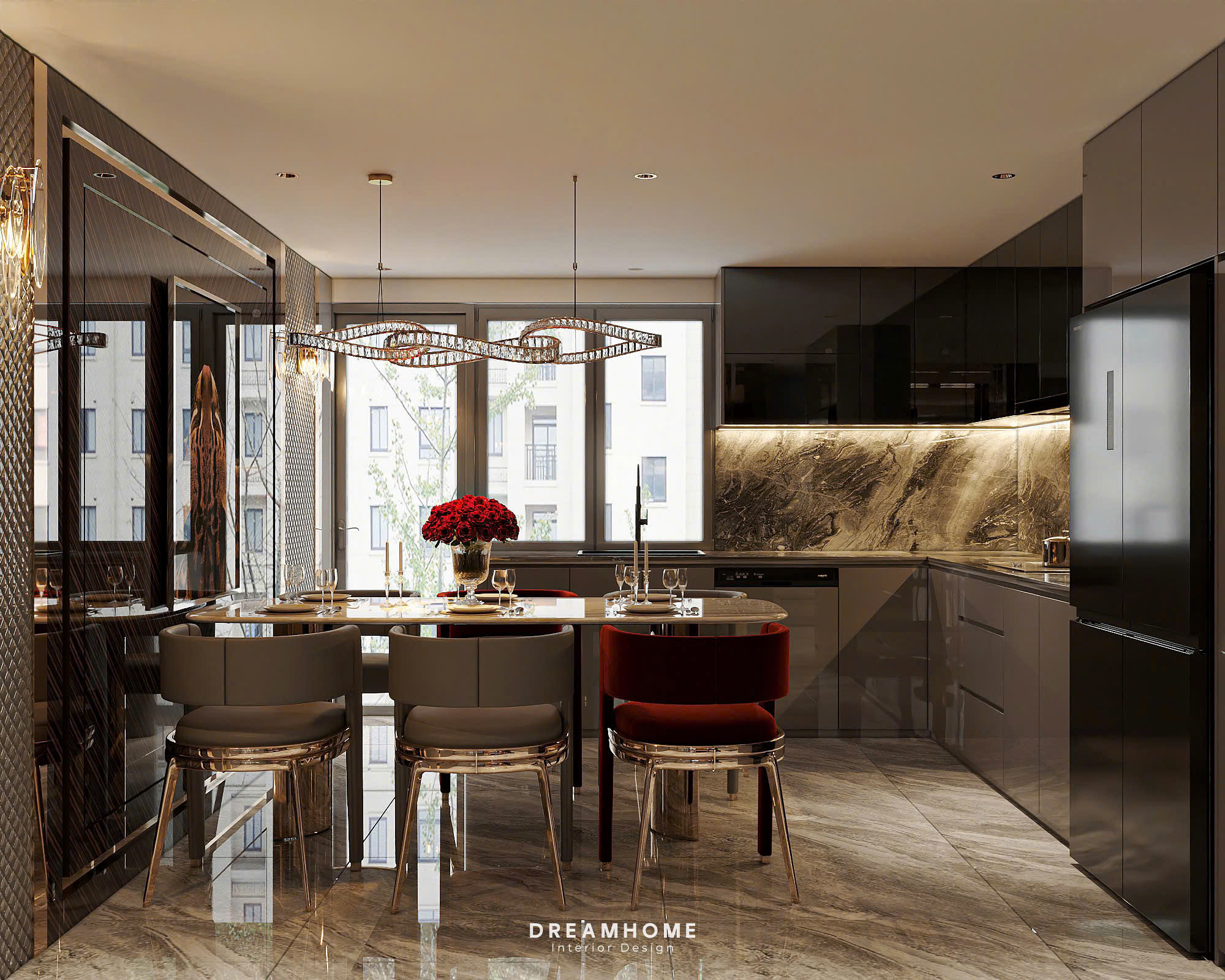 thiết kế nội thất nhà phố