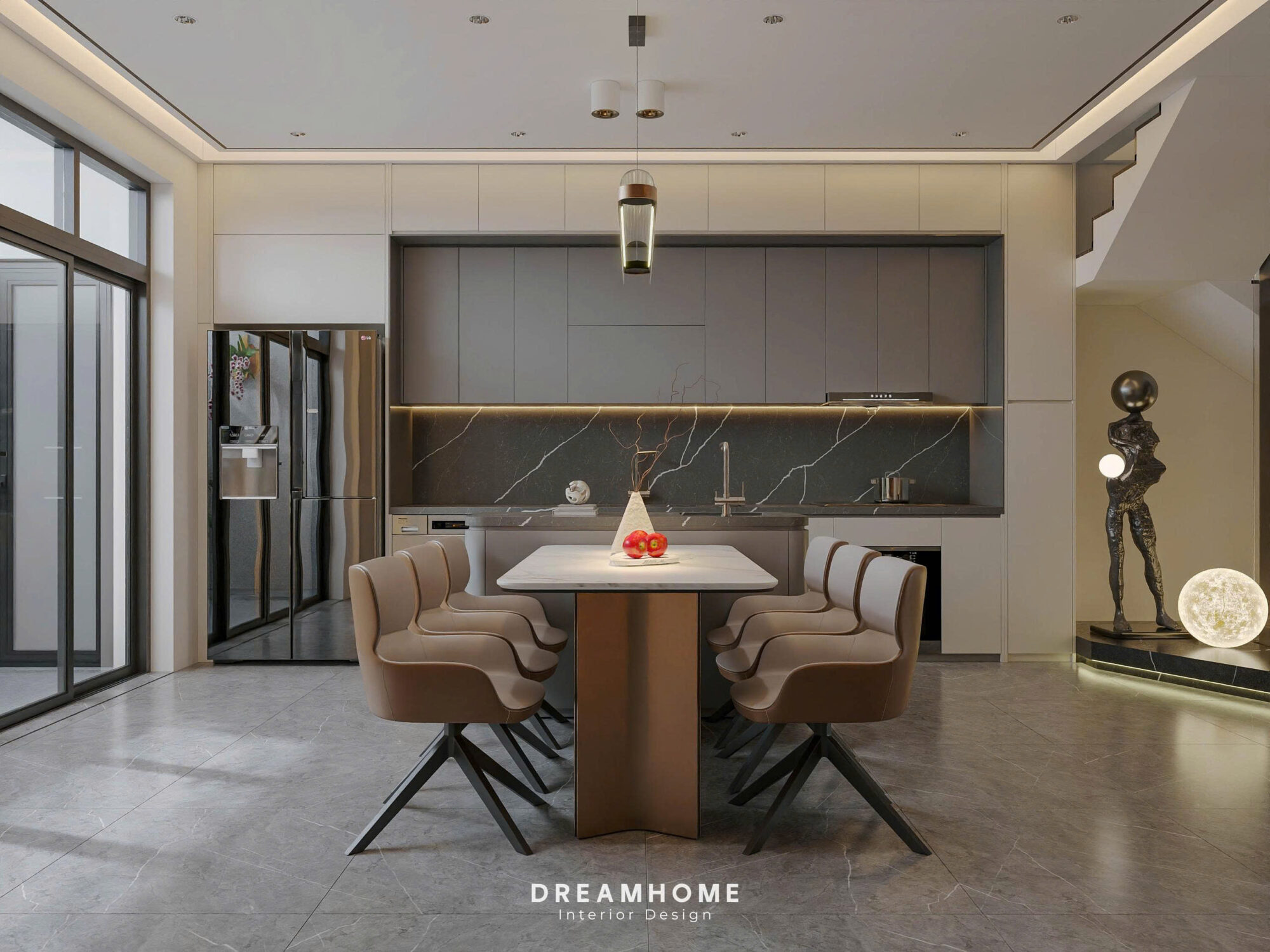 thiết kế nội thất nhà phố