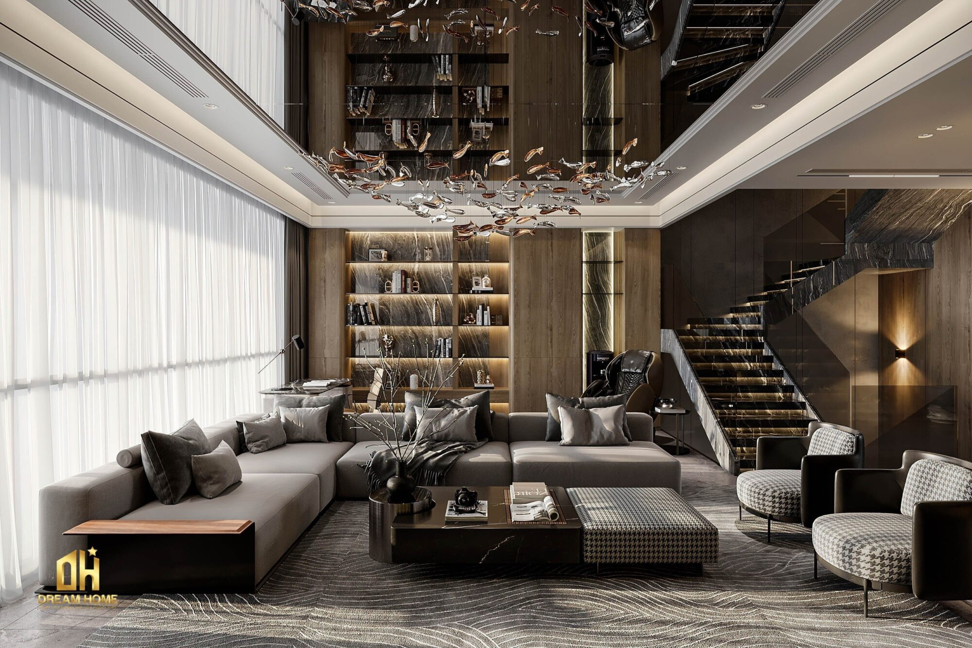 xu hướng nội thất biệt thự