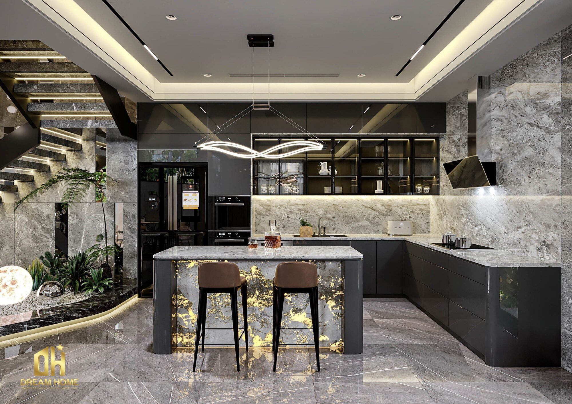 xu hướng nội thất biệt thự