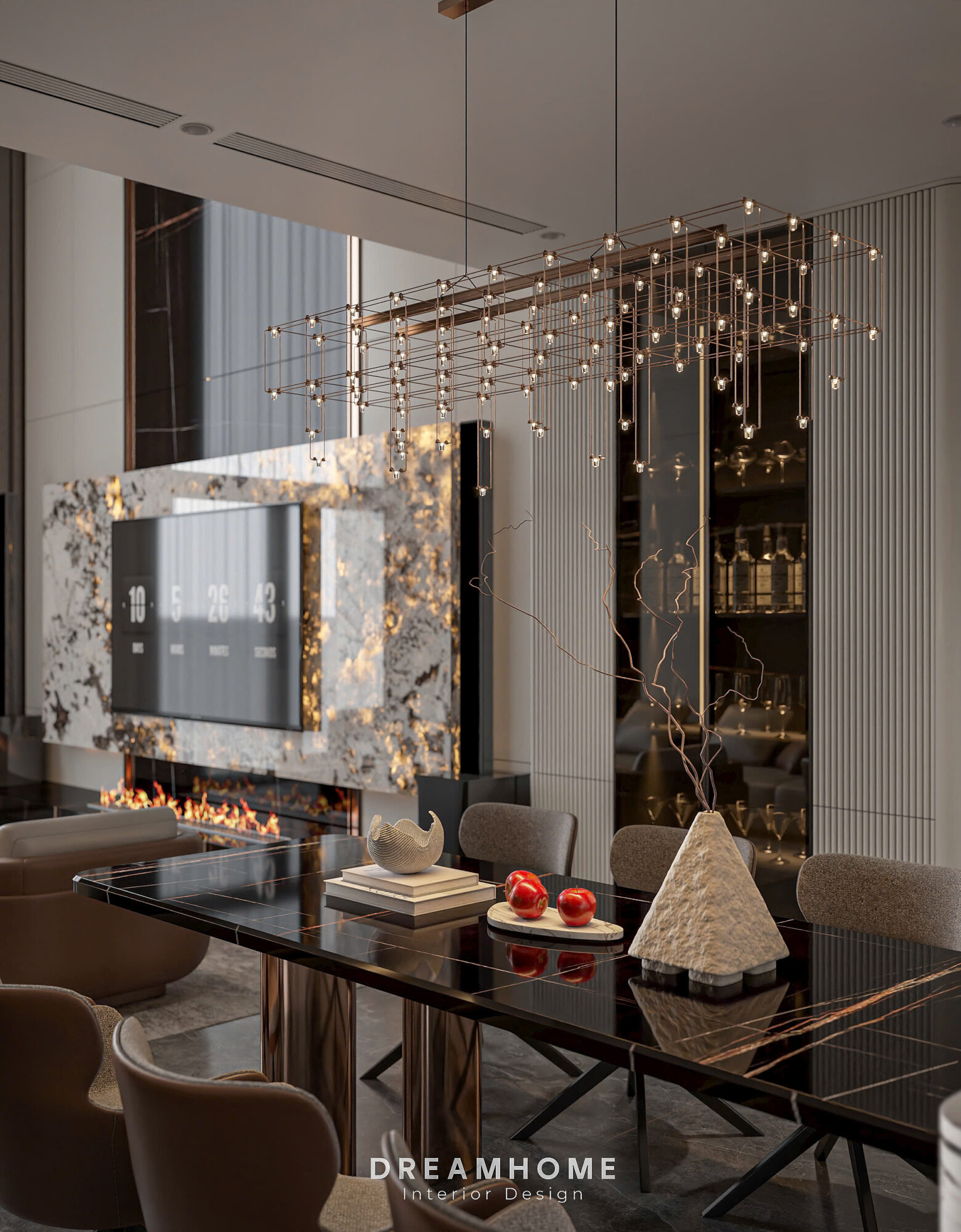 thiết kế nội thất đẹp tại Vinhomes Cổ Loa