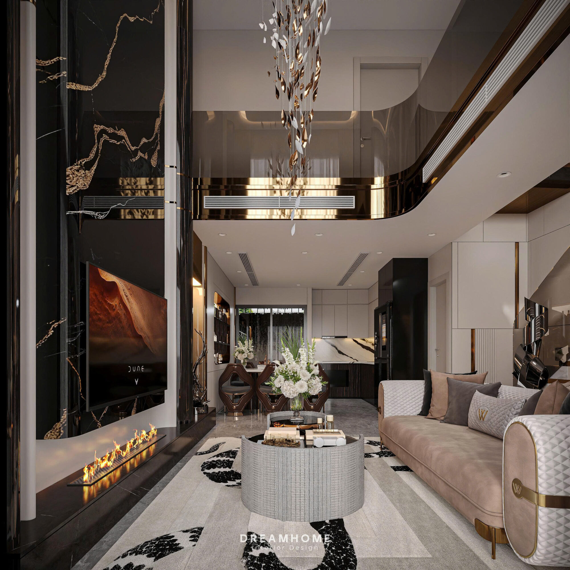 thiết kế nội thất nhà phố