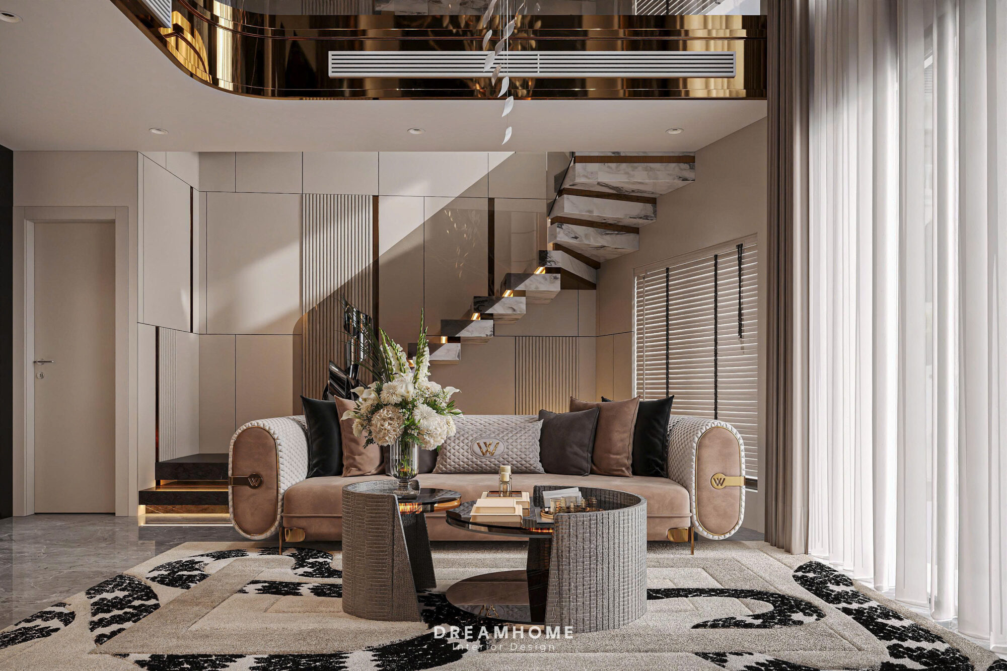 thiết kế nội thất nhà phố