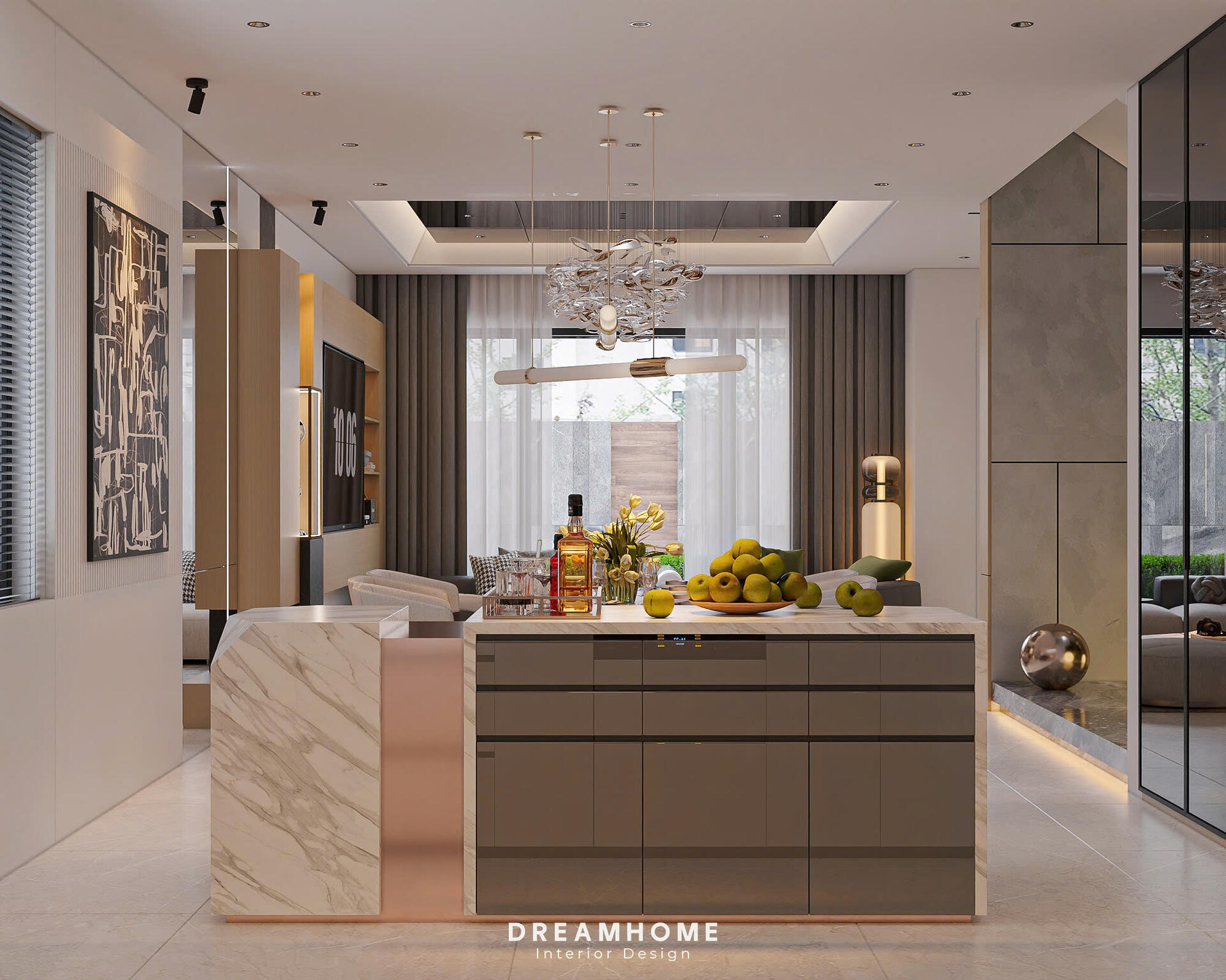 thiết kế nội thất nhà phố
