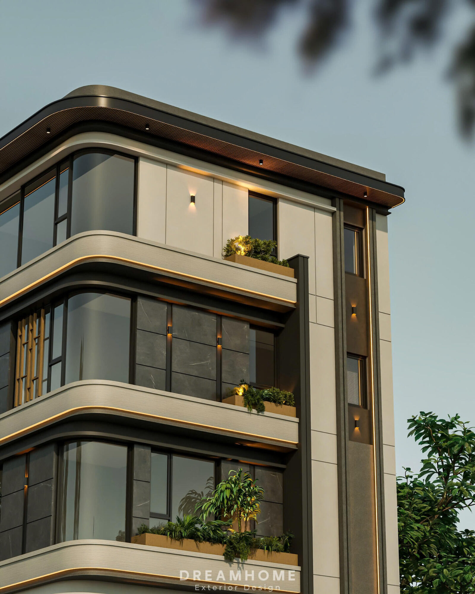 thiết kế kiến trúc nhà phố