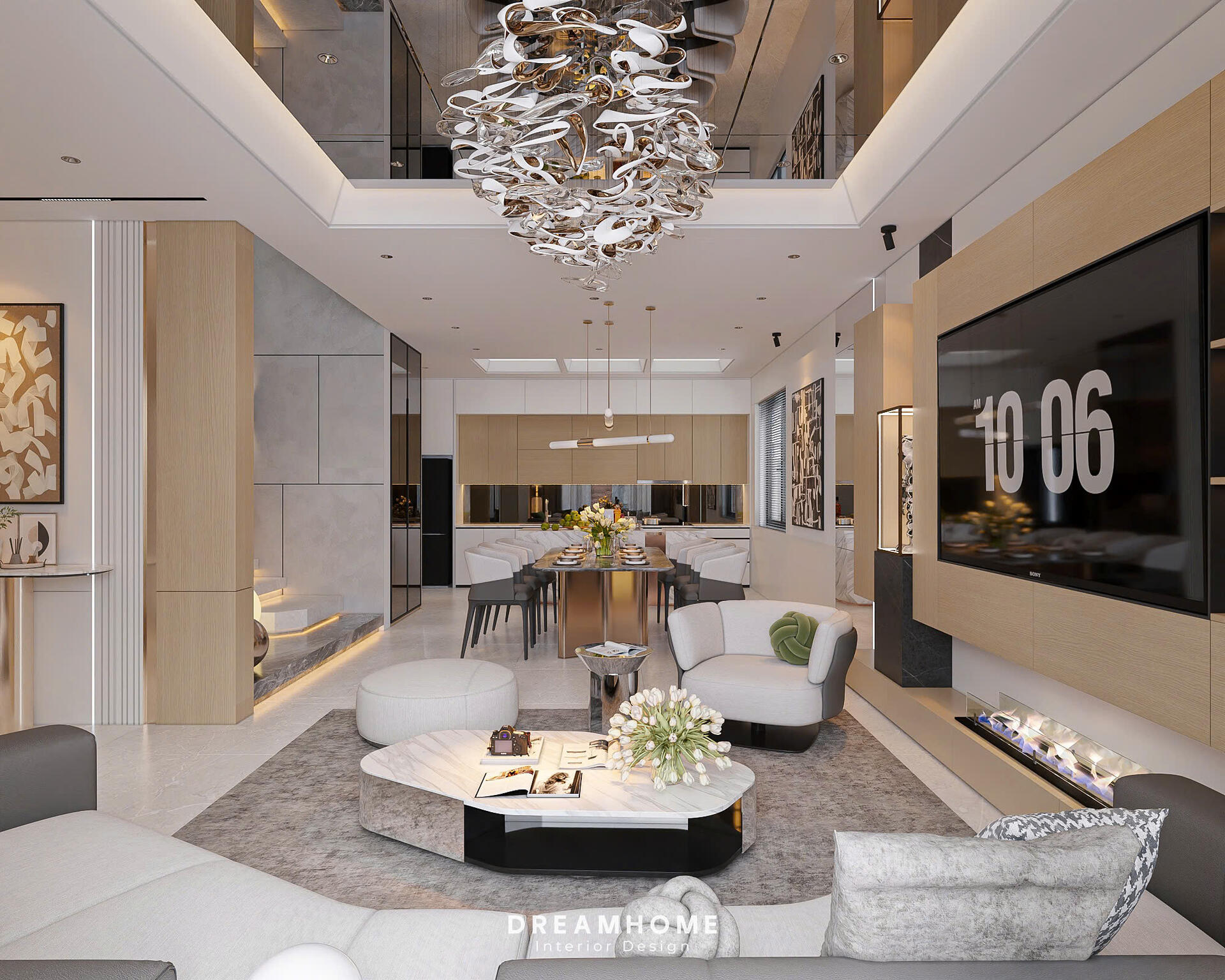 thiết kế nội thất nhà phố