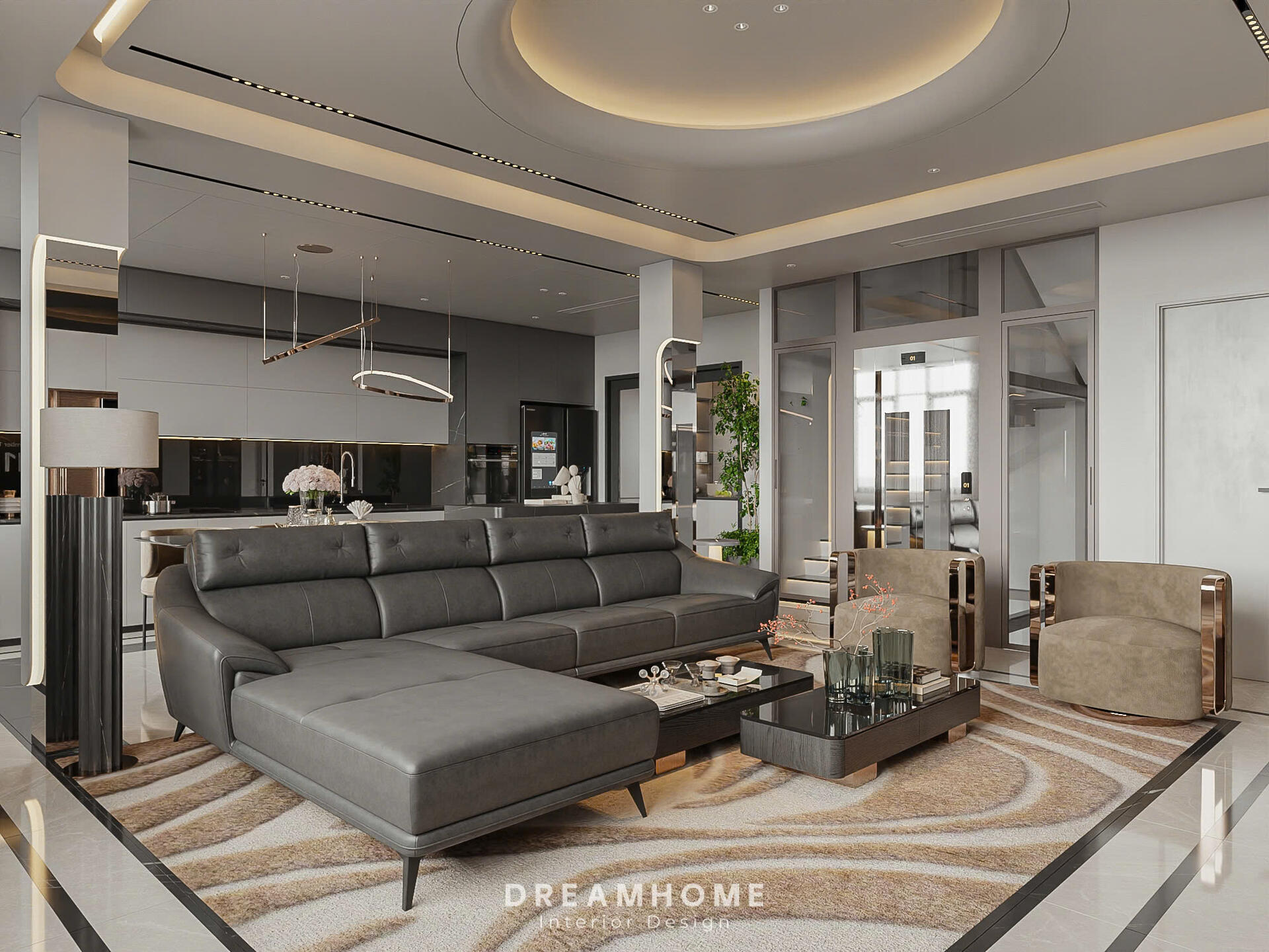 thiết kế nội thất nhà phố