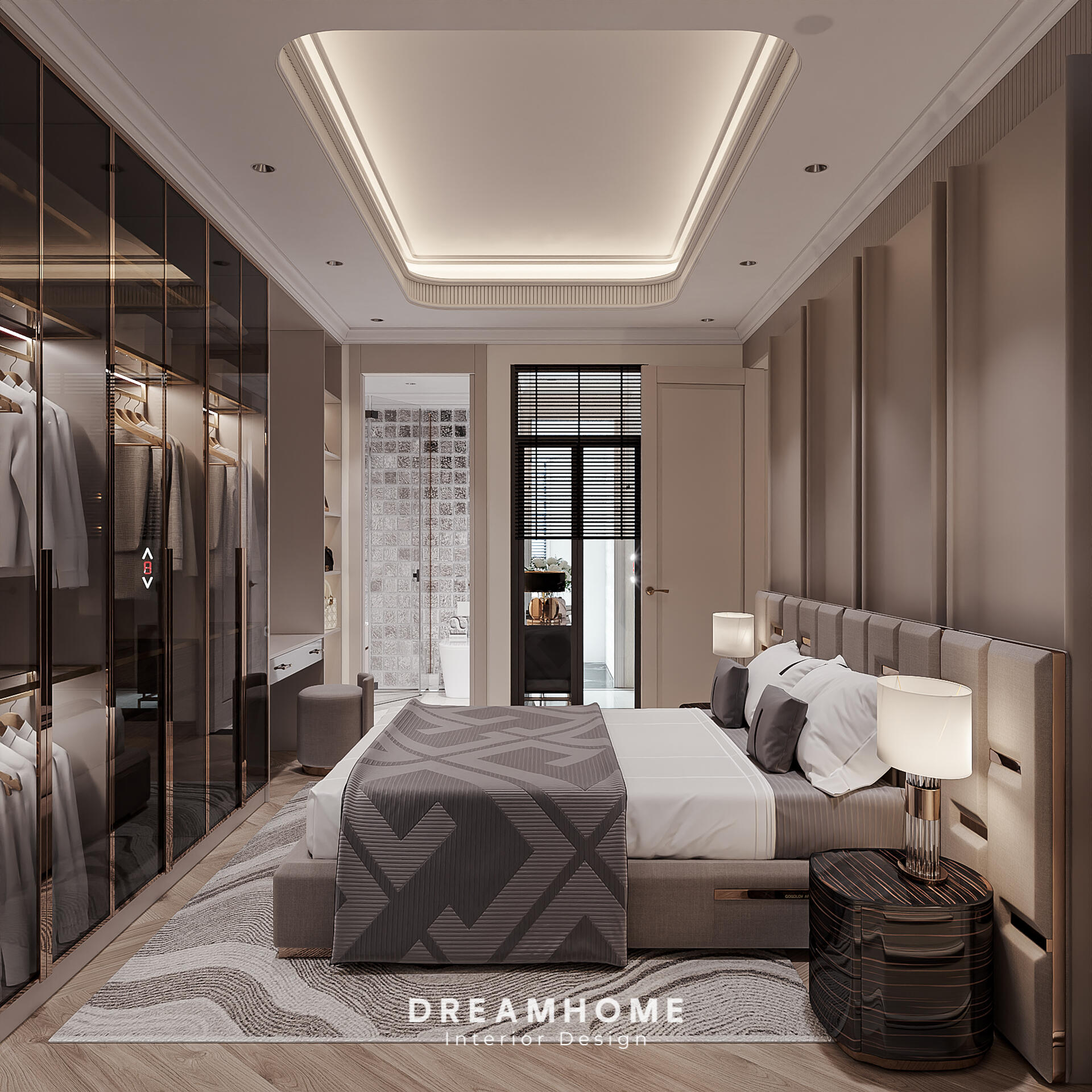 Gợi Ý Thiết Kế Phòng Ngủ Master Biệt Thự Vinhomes Vũ Yên Sang Trọng 55 thiết kế phòng ngủ