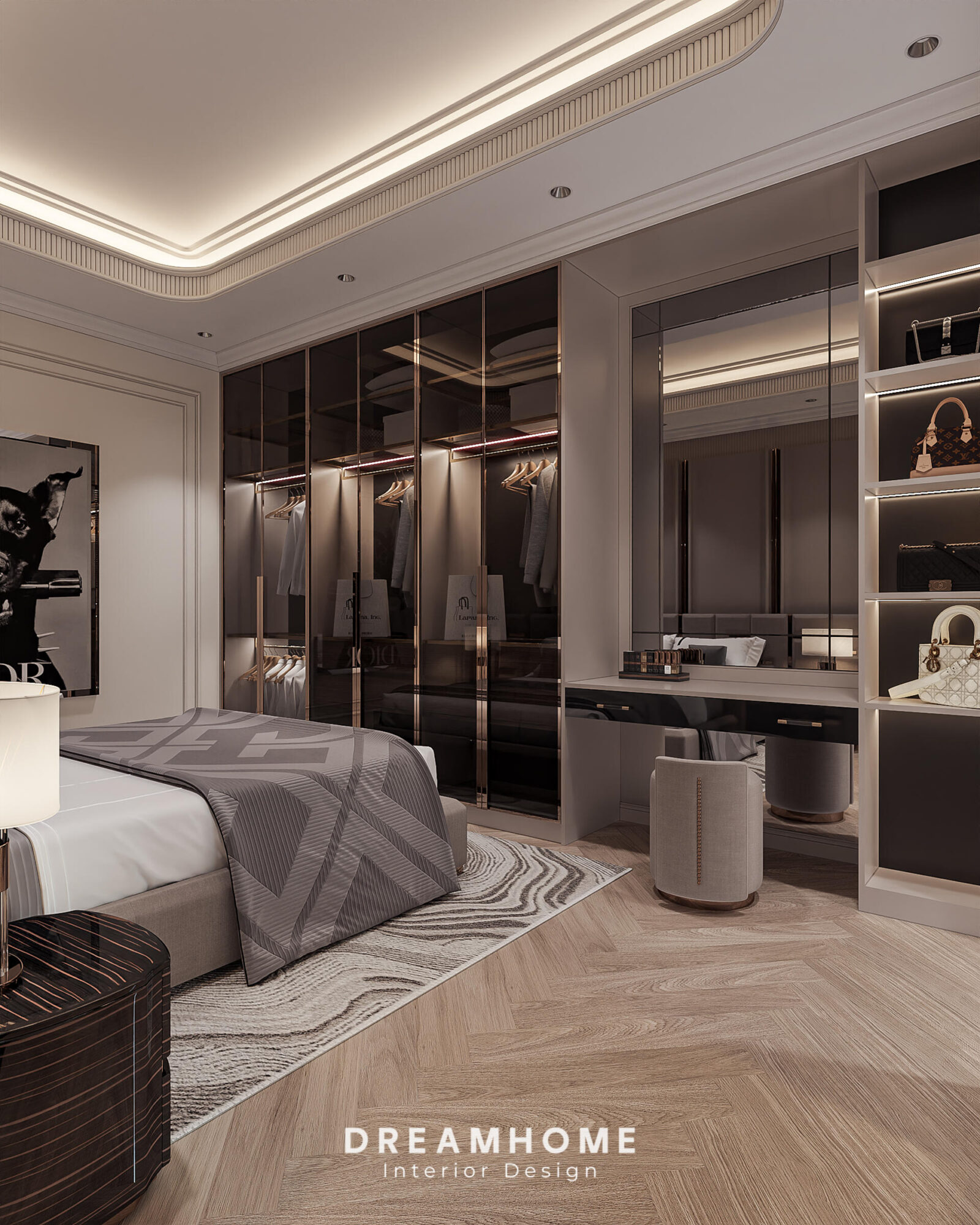 Gợi Ý Thiết Kế Phòng Ngủ Master Biệt Thự Vinhomes Vũ Yên Sang Trọng 56 T2 View190000