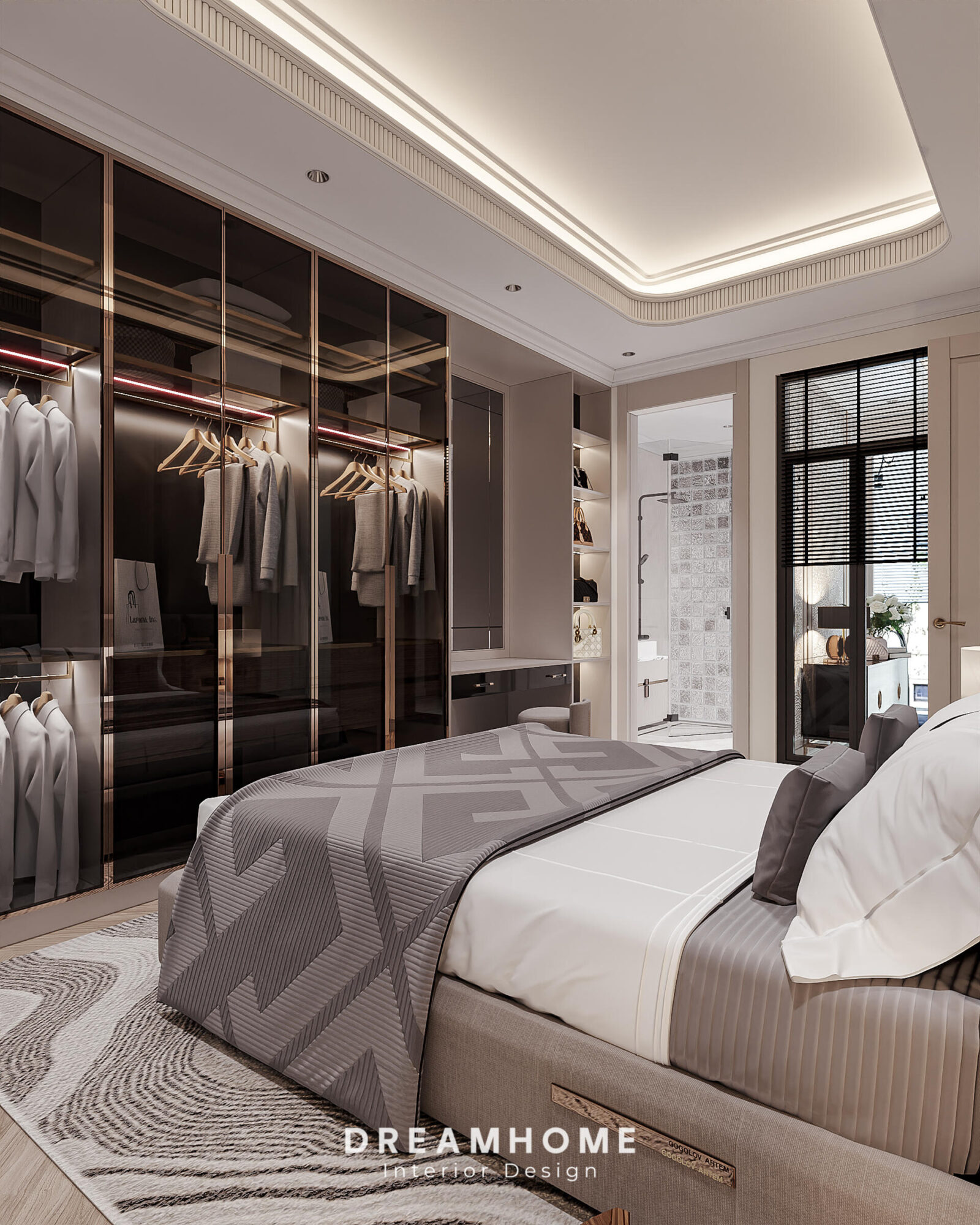 Gợi Ý Thiết Kế Phòng Ngủ Master Biệt Thự Vinhomes Vũ Yên Sang Trọng 57 thiết kế phòng ngủ
