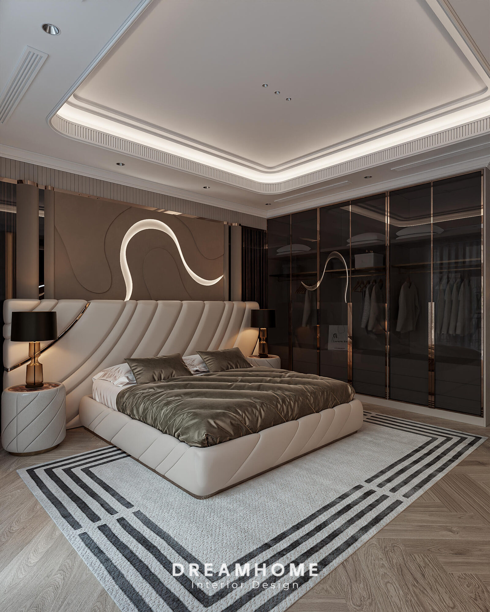 Gợi Ý Thiết Kế Phòng Ngủ Master Biệt Thự Vinhomes Vũ Yên Sang Trọng 19 T3 View150000