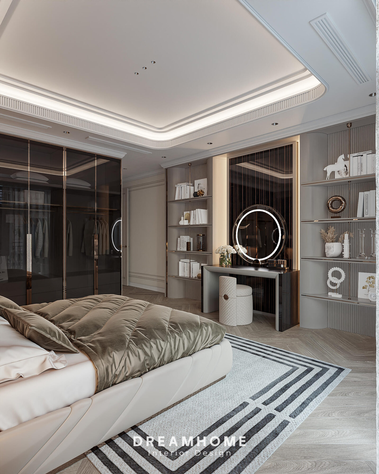 Gợi Ý Thiết Kế Phòng Ngủ Master Biệt Thự Vinhomes Vũ Yên Sang Trọng 20 thiết kế phòng ngủ
