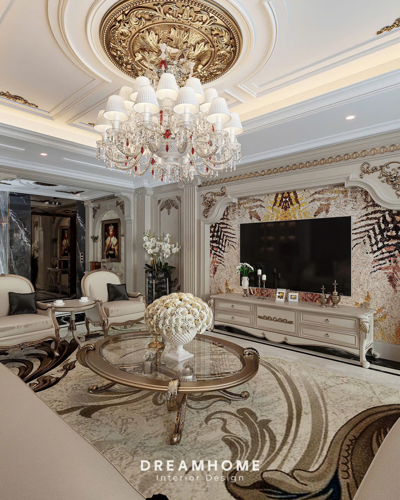 Top ý tưởng thiết kế phòng khách biệt thự Vinhomes Vũ Yên đẹp mê hoặc 33 thiết kế phòng khách