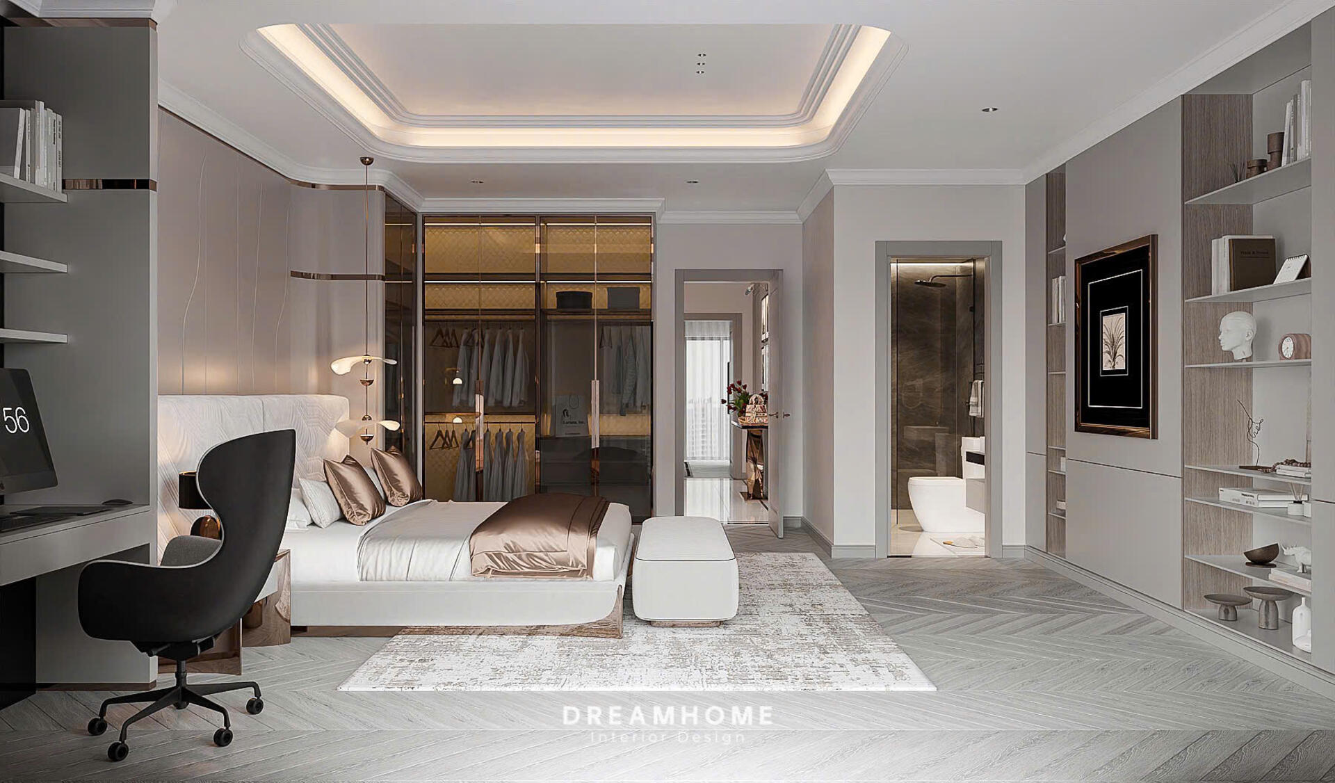 Gợi Ý Thiết Kế Phòng Ngủ Master Biệt Thự Vinhomes Vũ Yên Sang Trọng 13 z6015296302301 cfd8fa8f7d7c482f219a29e26207b12b