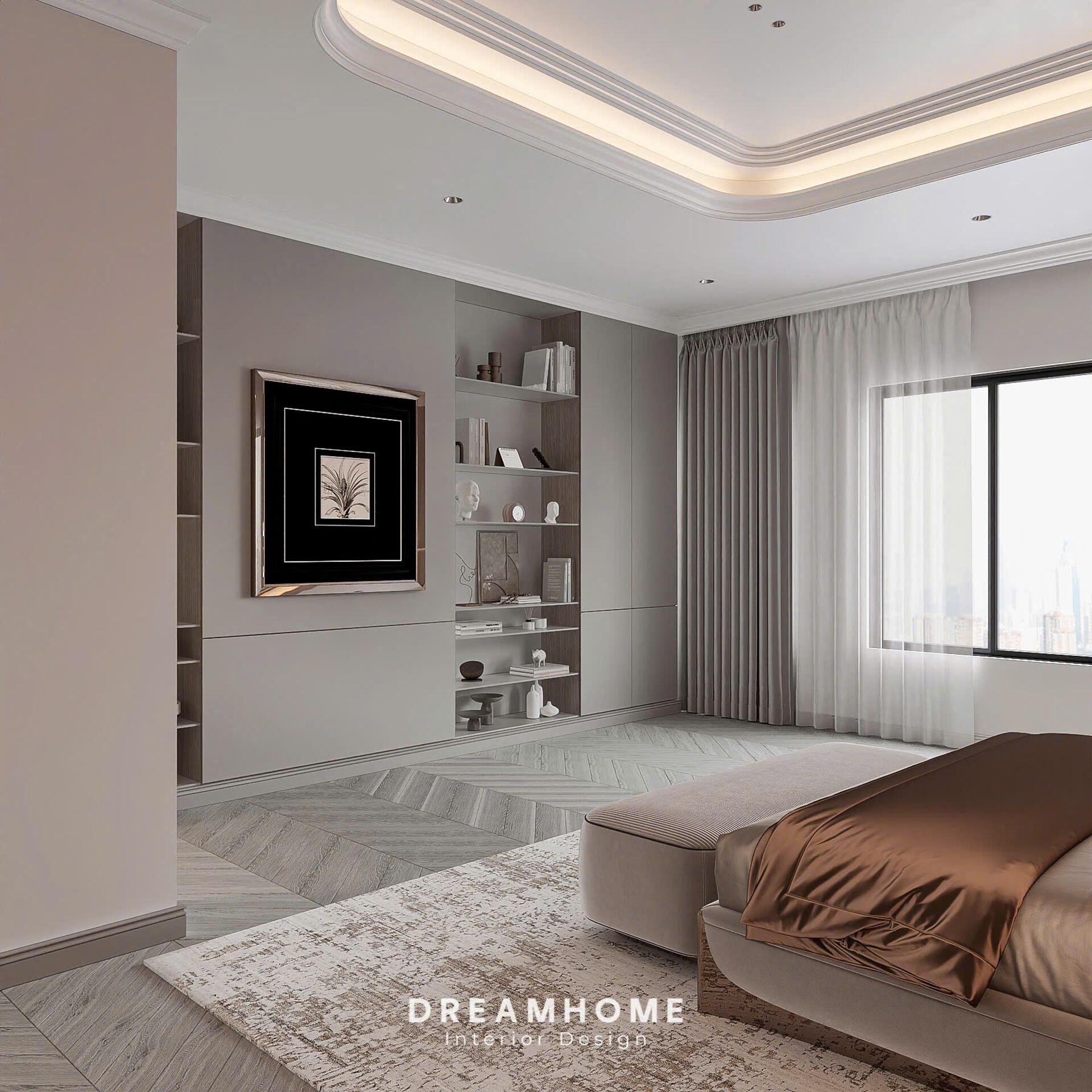 Gợi Ý Thiết Kế Phòng Ngủ Master Biệt Thự Vinhomes Vũ Yên Sang Trọng 15 thiết kế phòng ngủ