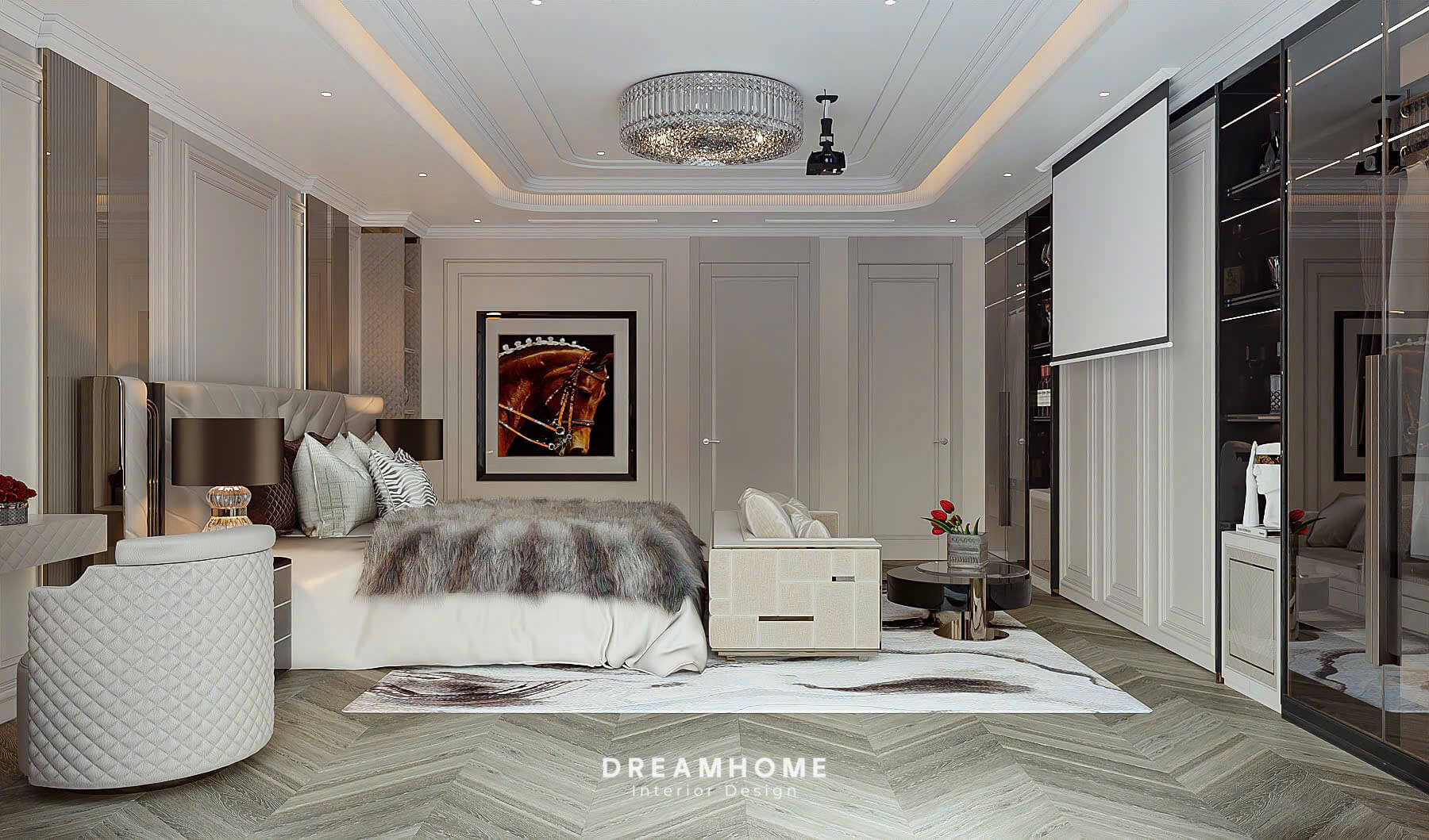 Gợi Ý Thiết Kế Phòng Ngủ Master Biệt Thự Vinhomes Vũ Yên Sang Trọng 30 thiết kế phòng ngủ