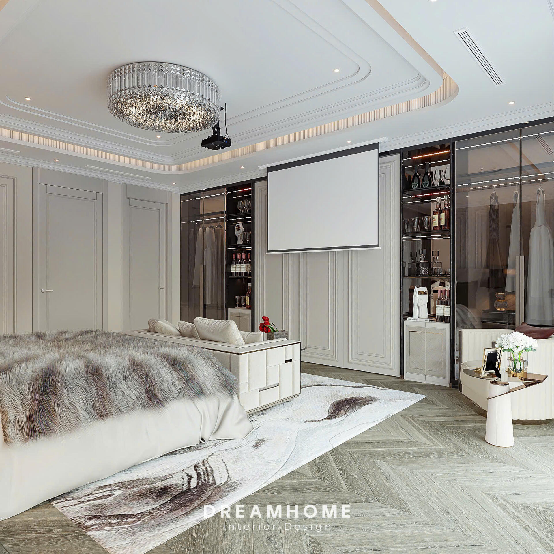 Gợi Ý Thiết Kế Phòng Ngủ Master Biệt Thự Vinhomes Vũ Yên Sang Trọng 33 thiết kế phòng ngủ