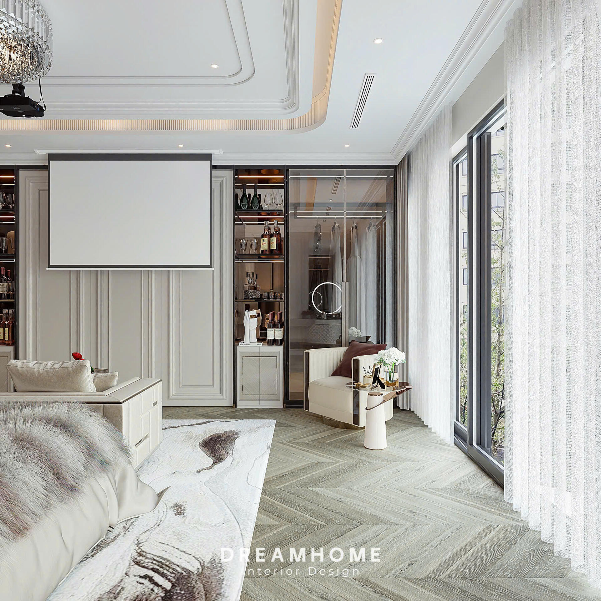 Gợi Ý Thiết Kế Phòng Ngủ Master Biệt Thự Vinhomes Vũ Yên Sang Trọng 34 thiết kế phòng ngủ