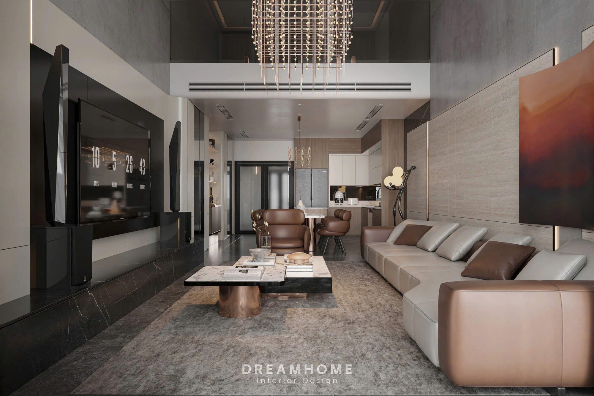 Top ý tưởng thiết kế phòng khách biệt thự Vinhomes Vũ Yên đẹp mê hoặc 10 thiết kế phòng khách