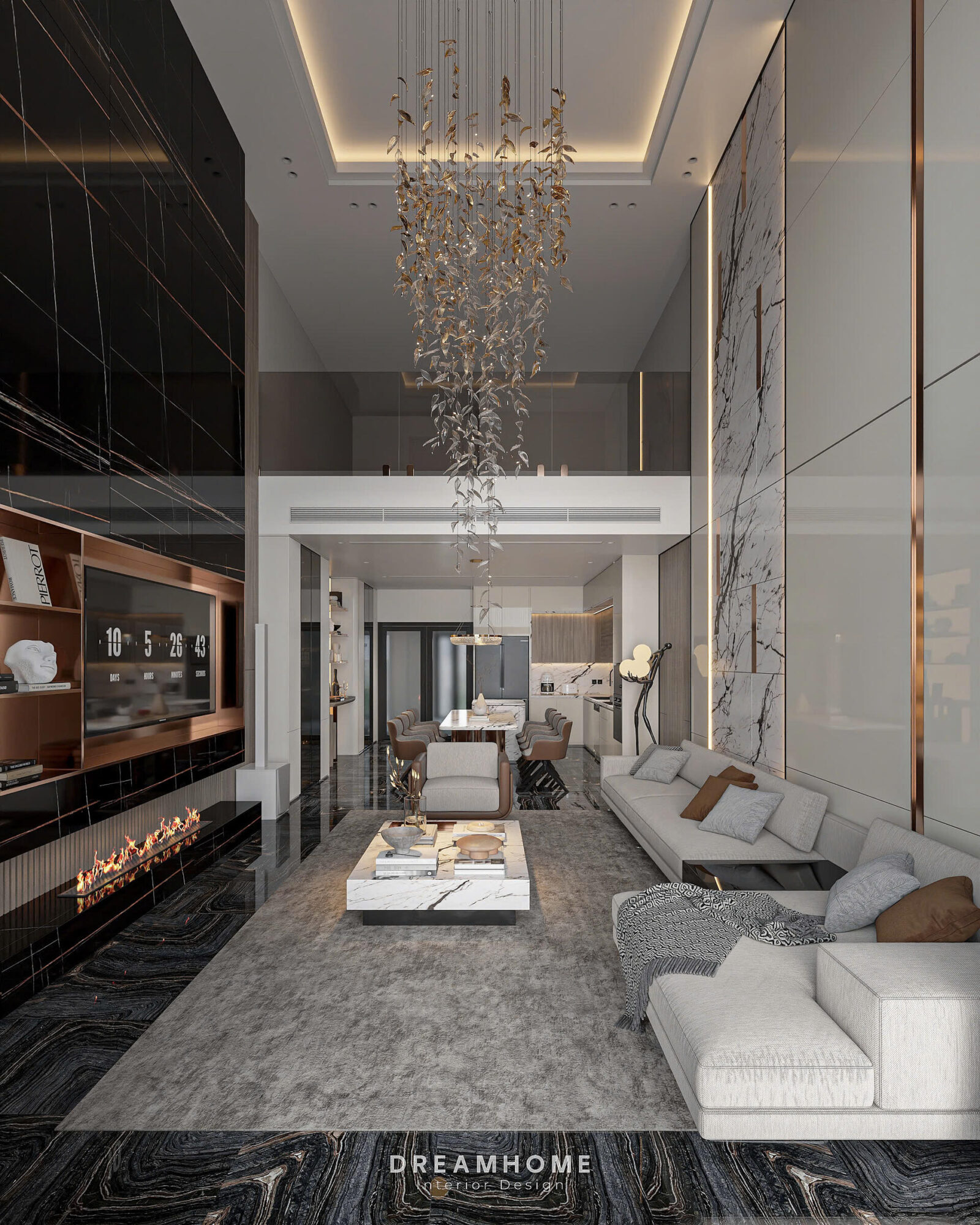 Top ý tưởng thiết kế phòng khách biệt thự Vinhomes Vũ Yên đẹp mê hoặc 41 thiết kế phòng khách