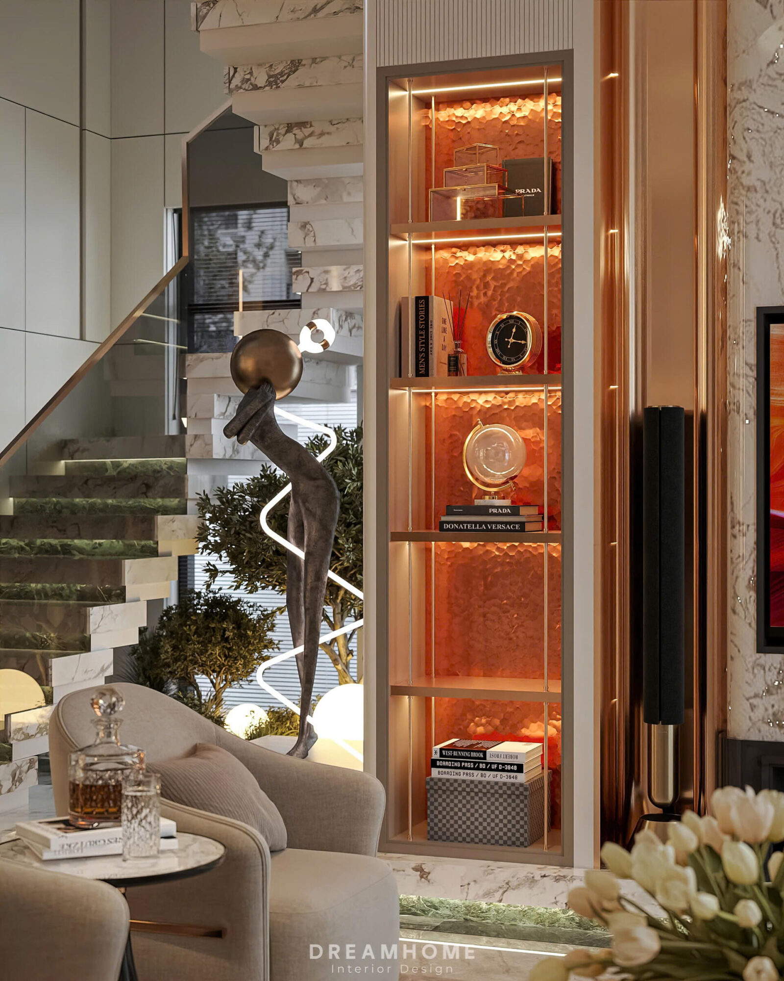 Top ý tưởng thiết kế phòng khách biệt thự Vinhomes Vũ Yên đẹp mê hoặc 17 thiết kế phòng khách