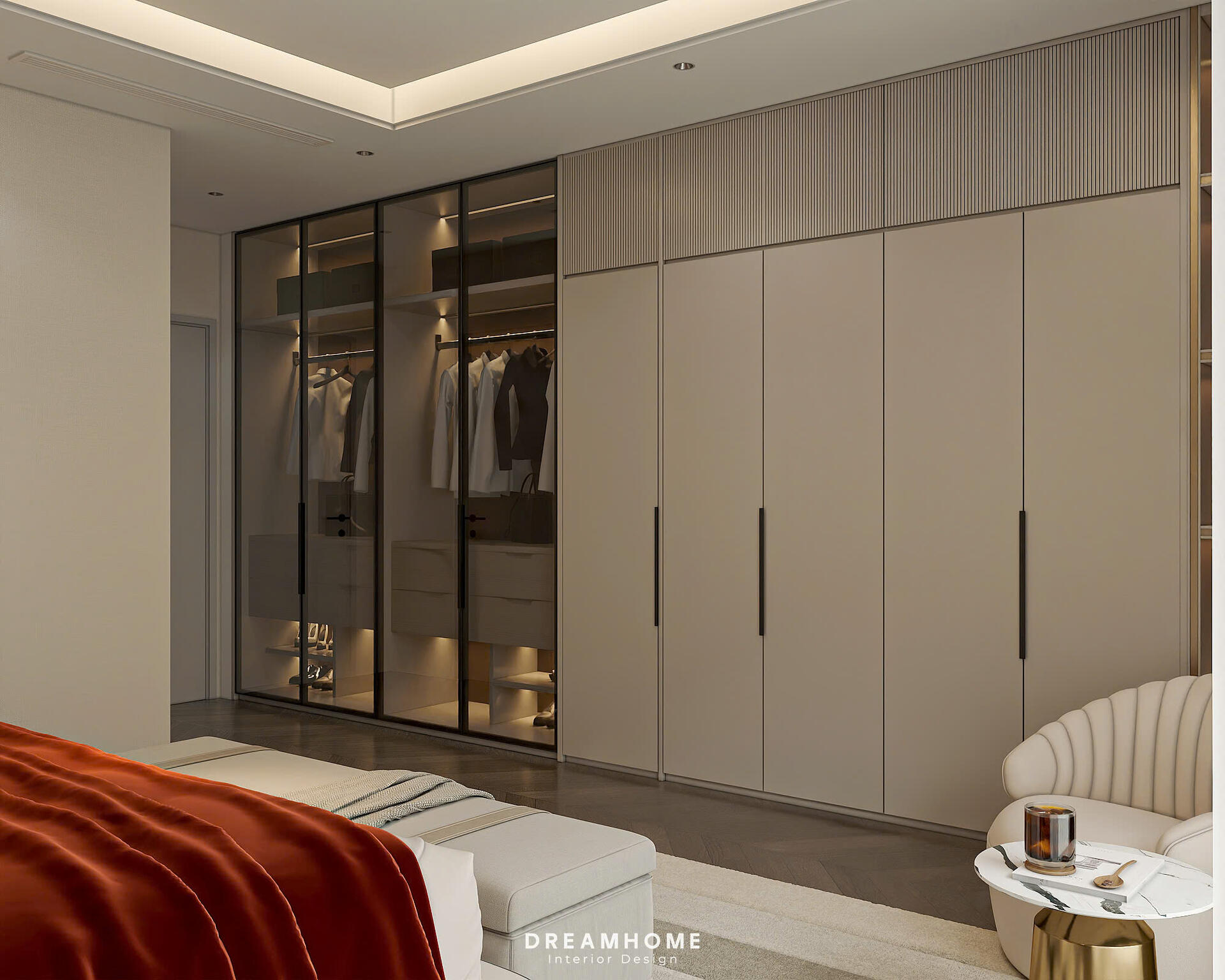 Gợi Ý Thiết Kế Phòng Ngủ Master Biệt Thự Vinhomes Vũ Yên Sang Trọng 45 thiết kế phòng ngủ