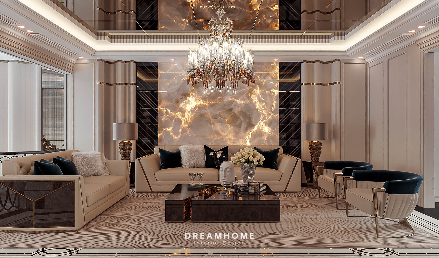 Thiết kế nội thất biệt thự Vinhomes Đan Phượng sang trọng và tối ưu công năng 1 thiết kế nội thất biệt thự vinhomes đan phượng