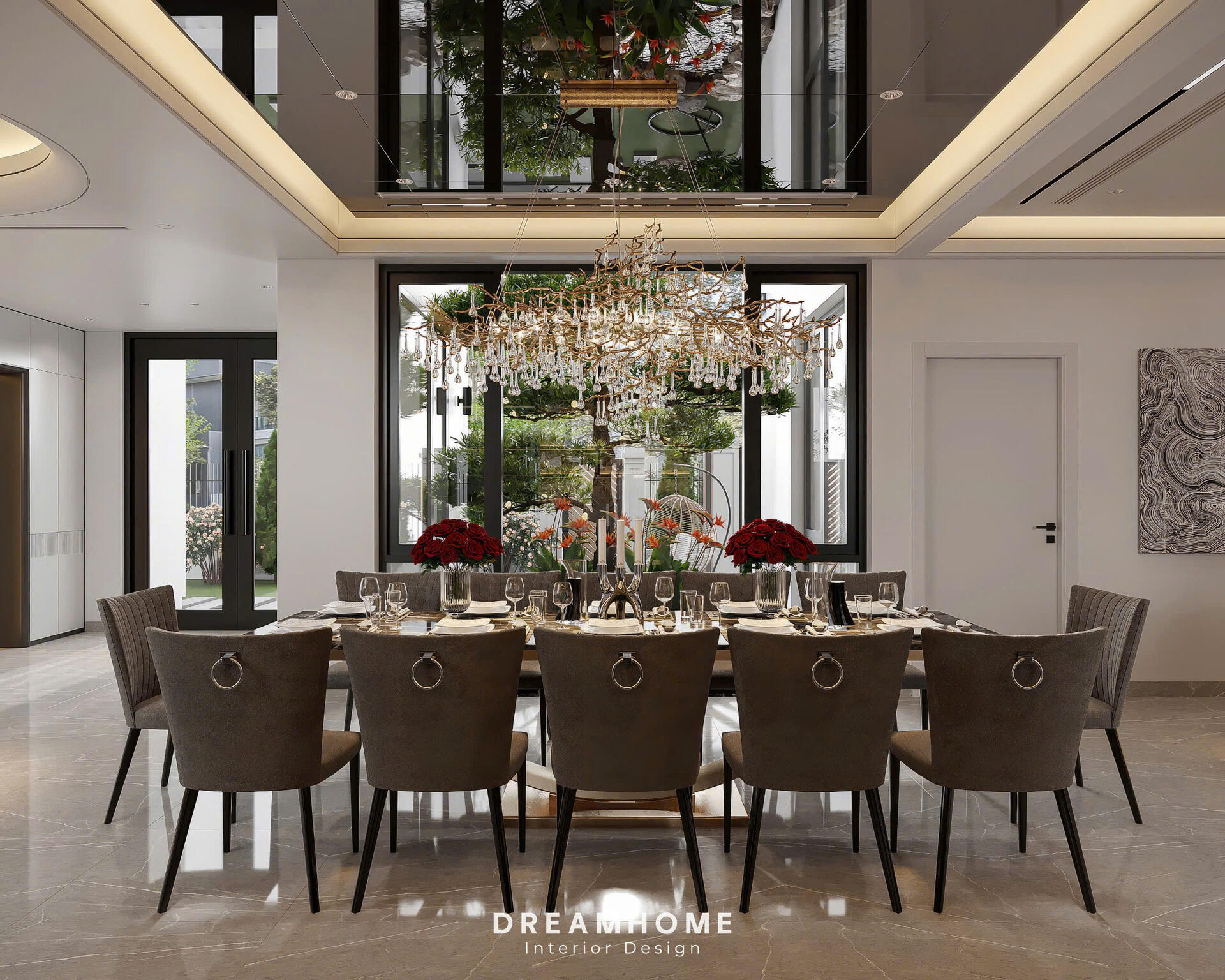 Thiết kế nội thất biệt thự Vinhomes Đan Phượng sang trọng và tối ưu công năng 14 thiết kế nội thất biệt thự vinhomes đan phượng